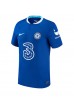Fotbalové Dres Chelsea Aubameyang #9 Domácí Oblečení 2022-23 Krátký Rukáv